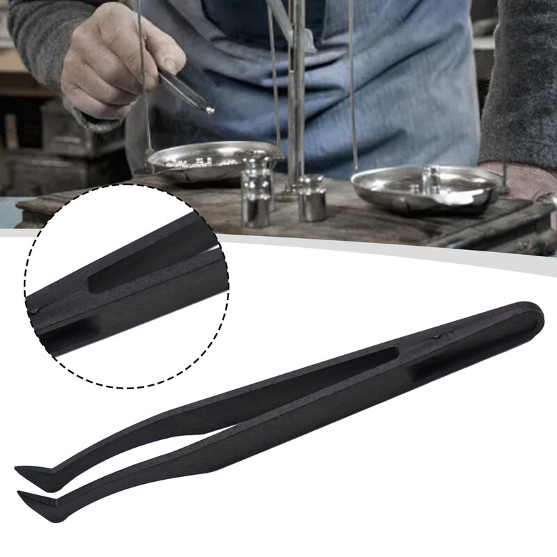 Repair Tool Tweezers Anti-Static Carbon Fiber Convenient Curved Tool Hand Tools High Grade Maintenance Precision