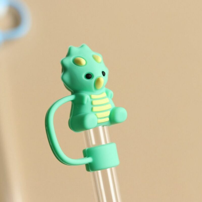 Reusable Silicone Straw Plug Splash Proof Dust-proof Straw Tips Cover Drinkware Kitchen Tool Drinking Dust Cap Water Glass