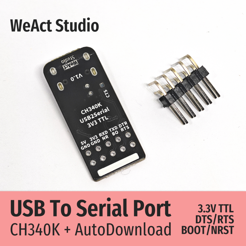 Weaxie-Téléchargement automatique, CH340K, CH340, USB vers série, TTL, UART Tech, 3.3V, TTL
