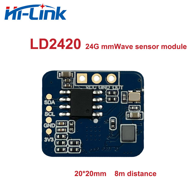 10pcs Hi-Link 24G HLK-LD2420 Human Micro-Motion and Moving Detector Radar Sensor Module