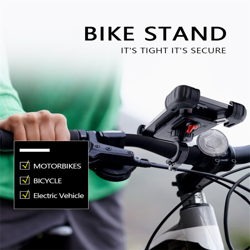 ตัวยึดระบบนำทางจักรยานเสือภูเขาสำหรับรถจักรยานยนต์ใหม่ตัวยึดโทรศัพท์มือถือกับจักรยานไฟฟ้า