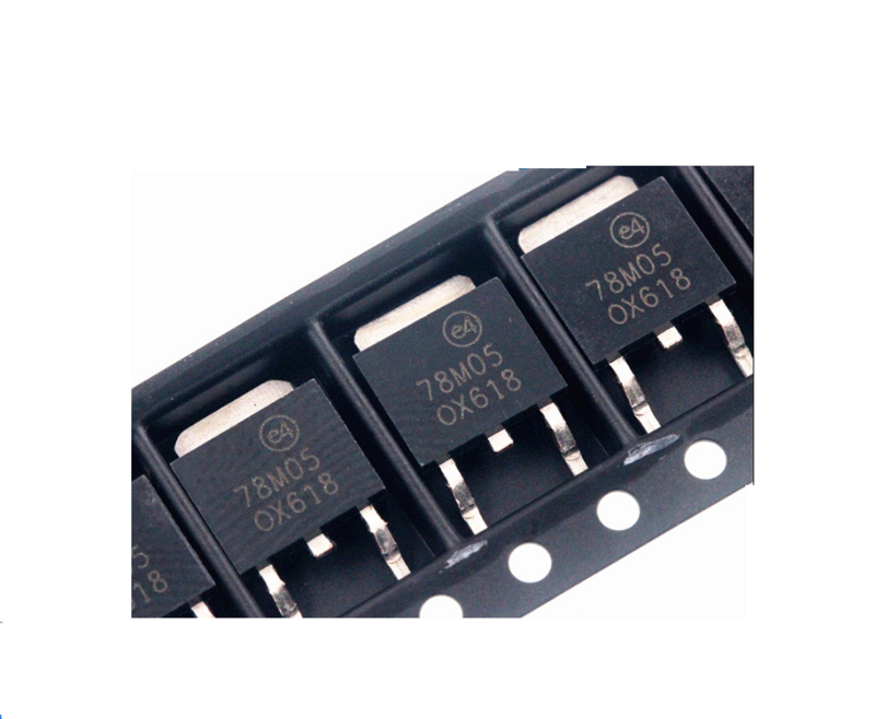 10Pcs High-Power Drie-Terminal Voltage Regulator Transistor LM317T L7805 78M05 TO220 TO252 Echte Spot