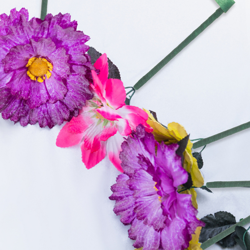 Flower Embrulho Floral Tape, DIY para Stem Wrapper, Arranjo Flor Verde, Ferramenta de Fixação, 4 pcs