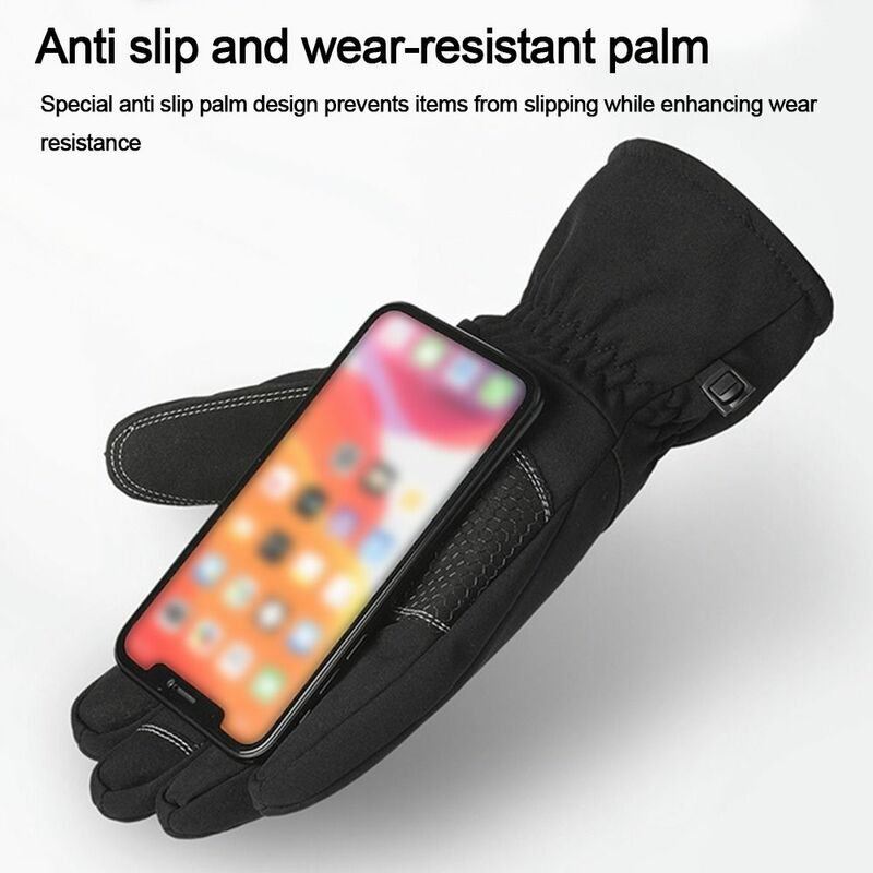 Утолщенные Нескользящие лыжные перчатки, женские и мужские водонепроницаемые камуфляжные перчатки для сенсорных экранов, зимние теплые ветрозащитные мужские спортивные перчатки