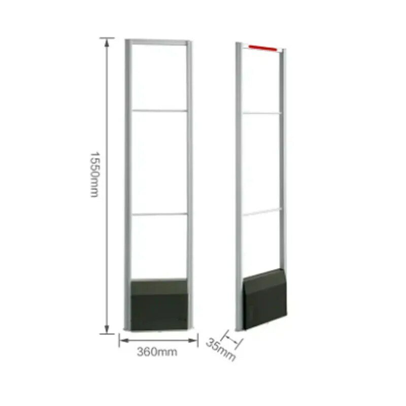 Shopping Mall Aluminium Alloy Security System RF EAS Scanner Gate