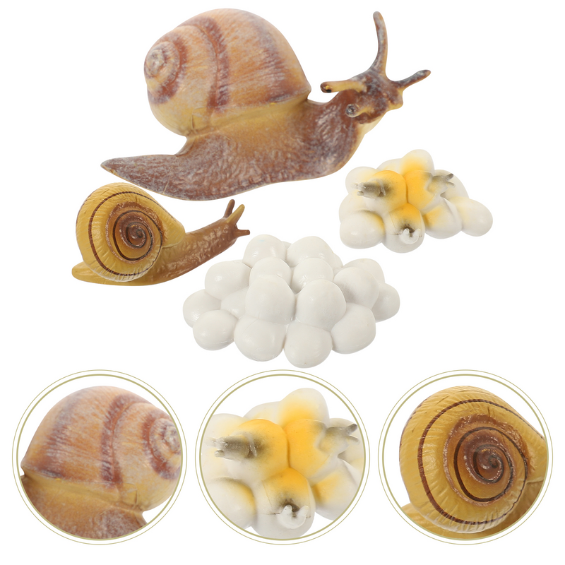 플라스틱 달팽이 모형 장난감, 상호작용 달팽이 장난감, 랜덤 스타일, 시뮬레이션 달팽이 모형, 1 세트
