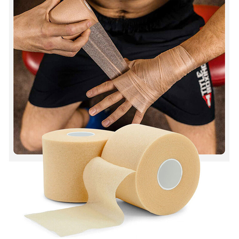 Bandagem elástica auto-adesiva, espuma de algodão pele filme, cotovelo e joelho almofadas esponja, lesão muscular, Underwrap Patellar Sports Tapes