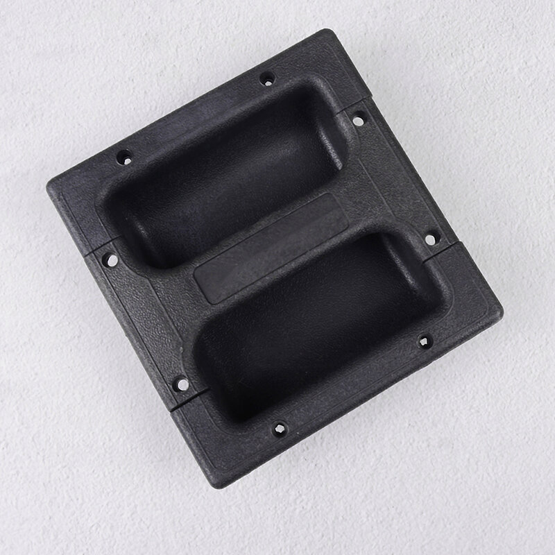 2Pcs Black PP plastic recessed handle for guitar amp cabinet speaker 146*139mm