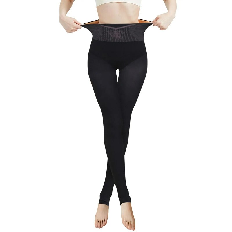 Ladies Casual Fashionable Leggings Elastic High Waisted Slim Fitting Thickened Thermal Leggings For Women