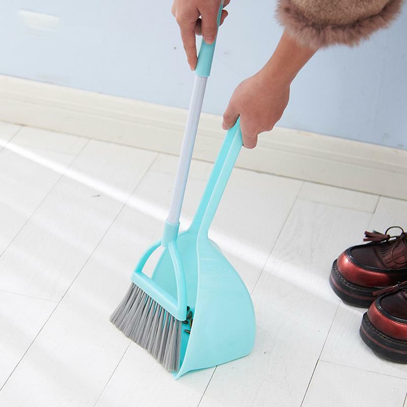 Mini Broom with Dustpan Childrens Cleaning Tools Play House  Little Housekeeping Helper Set Mini Pretend Play Toys for Children