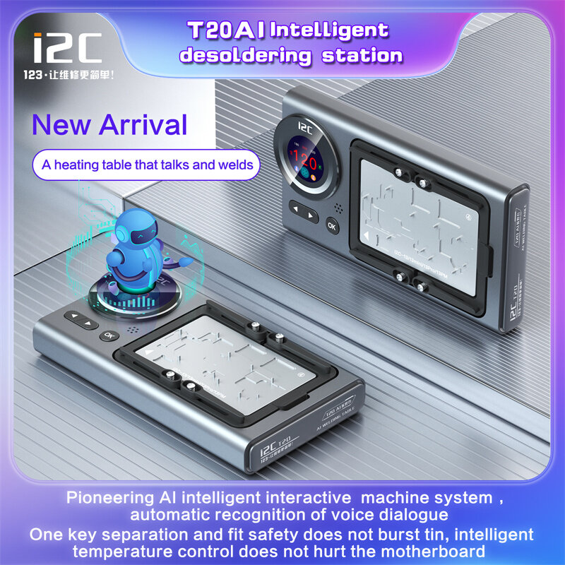 I2C T20 AI stasiun pematrian suara cerdas, untuk X-14ProMax IP pemanasan cepat Motherboard berlapis Platform pematrian