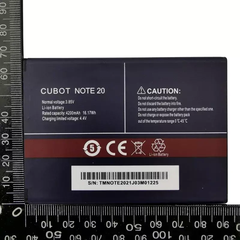 100% Original New 4200mAh For Cubot Note 20 / Note 20 Pro Phone Battery High Quality Replacement Batteries Bateria
