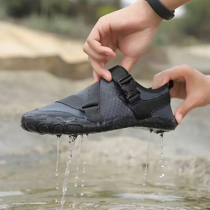 Zapatos de agua de secado rápido para hombres y mujeres, calcetines acuáticos descalzos para playa, natación, río, piscina, lago, senderismo, kayak, surf