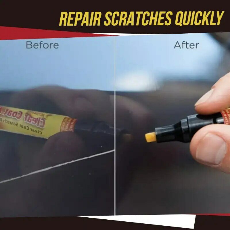 Car Scratch Repair Applicator, Touch-up Painter Pen, Reparação de Superfície, removedor claro profissional, qualquer cor, 2 pcs, 1pc