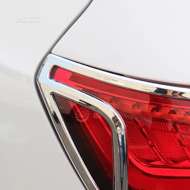 Untuk Audi Q5 2009-2016 krom lampu belakang lampu belakang lampu penutup Trim bingkai Rim Bezel Molding aksesoris