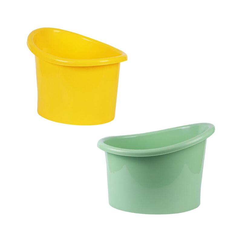 Anti Slip Baby Bath Bucket, Engrossado Sentado Banheira Confortável, Crianças, idades 0-7 Anos de Idade, Presentes Recém-nascidos