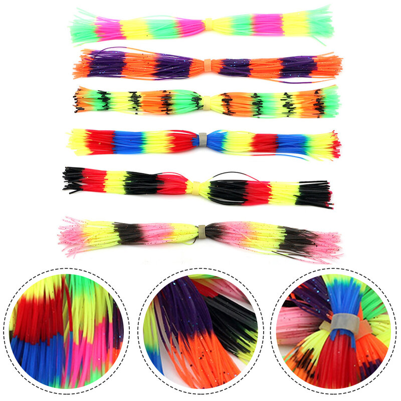 Fishing Tool Skirts Fishing Lures A Wide Array of Colors and Patterns with Our 50x Silicone Skirts Fishing Lures Beard