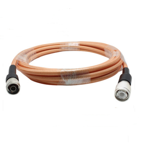 HN-cable coaxial de alta potencia N macho a HN macho RG393, doble blindaje, chapado en plata de alta temperatura, SFF50-7