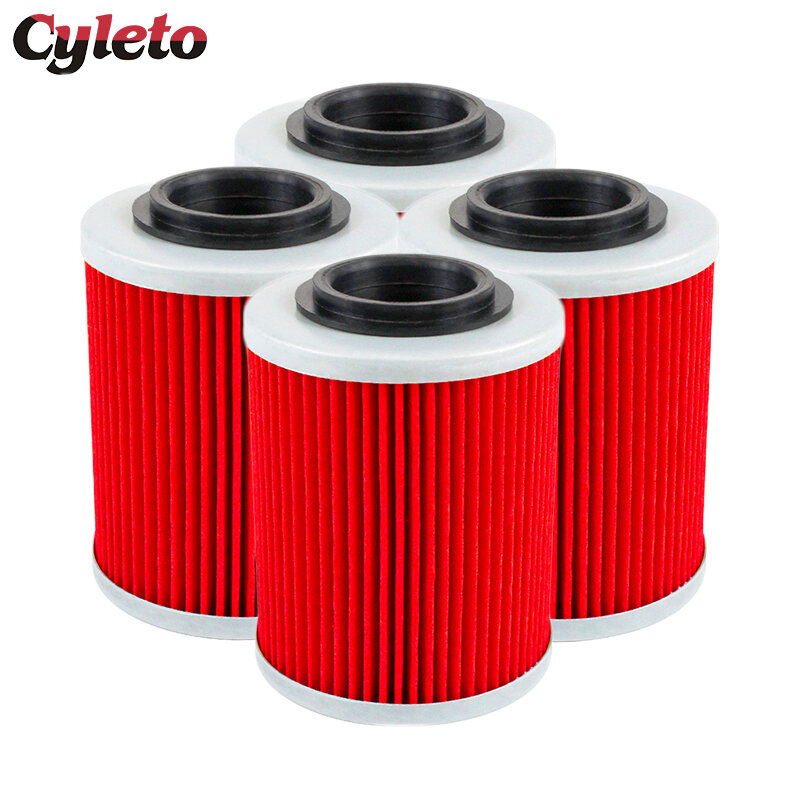 2/4/6 Pcs Cyleto Motorcycle parts Oil Filter for CF Moto 450 550 625 800 1000 Cforce Zforce X8 U8 Z8 ATV UTV 0800-011300-0004