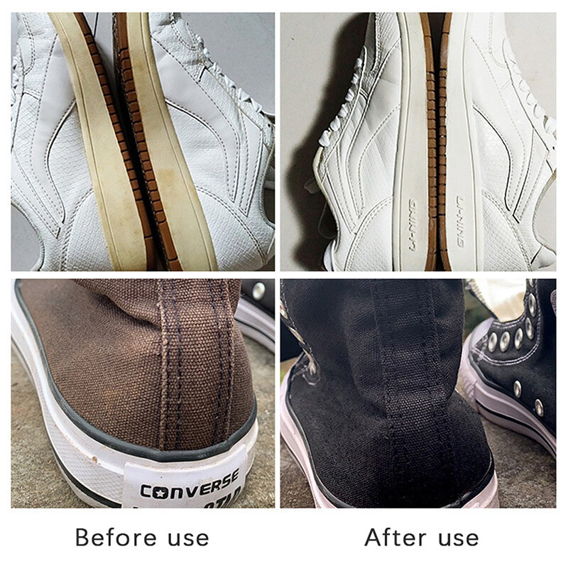 Usuwanie plam z butów wodoodporne pióro antyoksydacyjne trampki naprawiają uzupełniający kolor biały żółto wybielający do czyszczenia