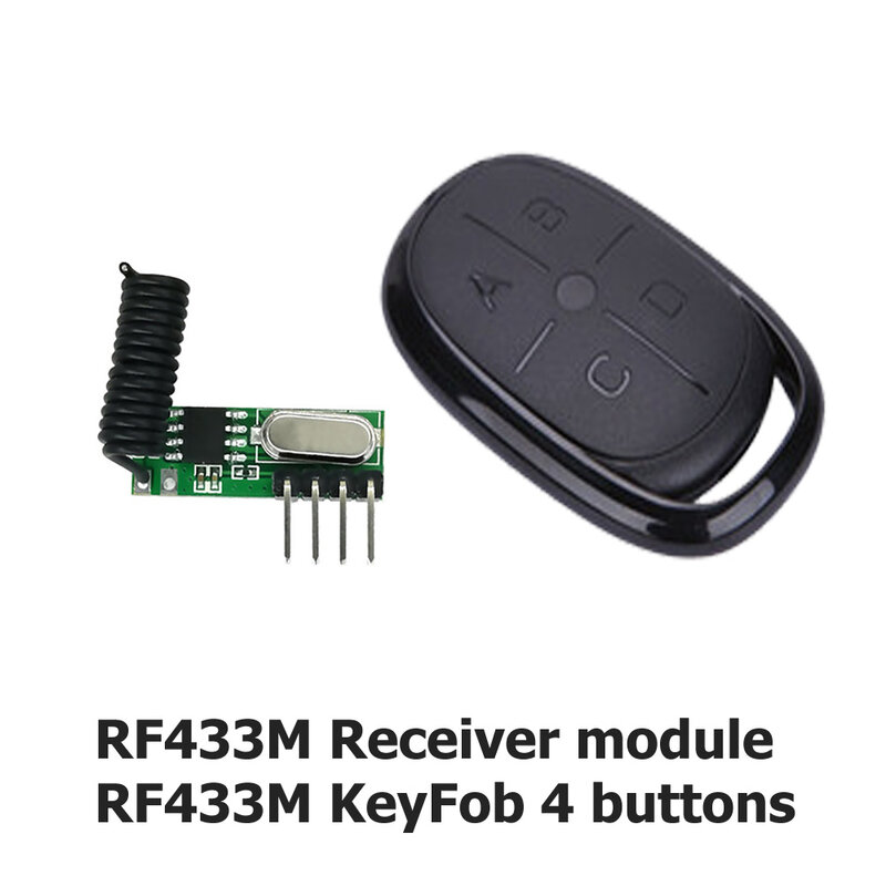 Receptor remoto e transmissor, chaveiro para módulo ASTRA e ESP32R4, RF433M, 315M