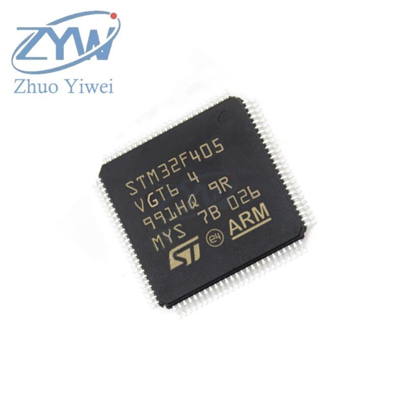 STM32F405VGT6 STM32F405VGT STM32F405 STM32F LQFP-100 168MHz 1MB แขน Cortex-M4 32-bit ไมโครคอนโทรลเลอร์ MCU ของแท้ใหม่
