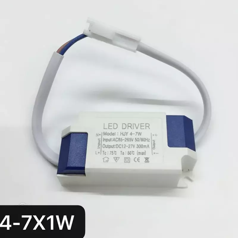 แผงไฟ LED DC ไดรเวอร์ AC85-265V ตัวขับพาวเวอร์ไฟฟ้ากระแสตรงแบบต่อเนื่องแหล่งจ่ายไฟสำหรับแผงไฟแอลอีดี
