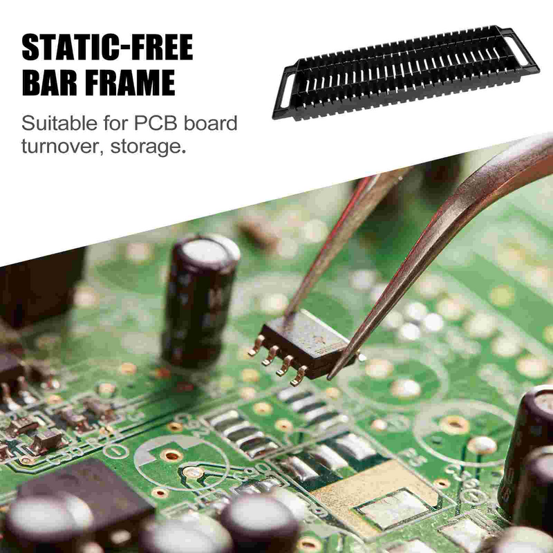 Totority Pcb Holder Anti Static Bar Bracket Dual Ear Rack Plate Shelf Circulation Frame Parts Tray