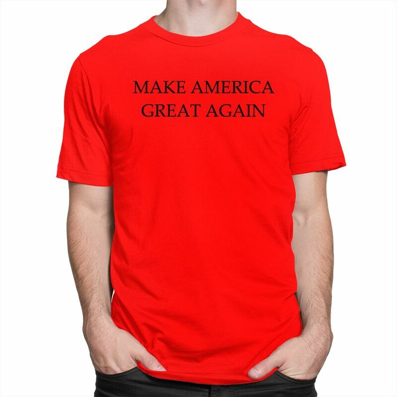 Modny atut 2024 MAGA utrzymać America świetny T-Shirt męski z krótkim rękawem 100% bawełniany T-Shirt koszulka Casual t-shirty w stylu Streetwear