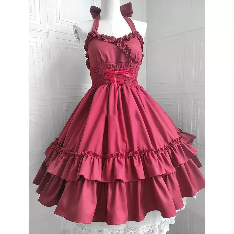 Y2k klasyczna elegancka spódnica pończochowa sukienka Lolita Lolita retro miękka siostra spódnica JSK spódnica pończochowa ins trend seksowna sukienka