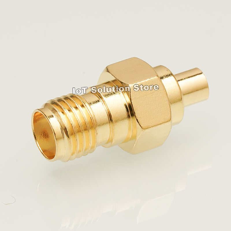 Female MMCX to SMA Female Connector RF Coaxial Connector Joint Adapter