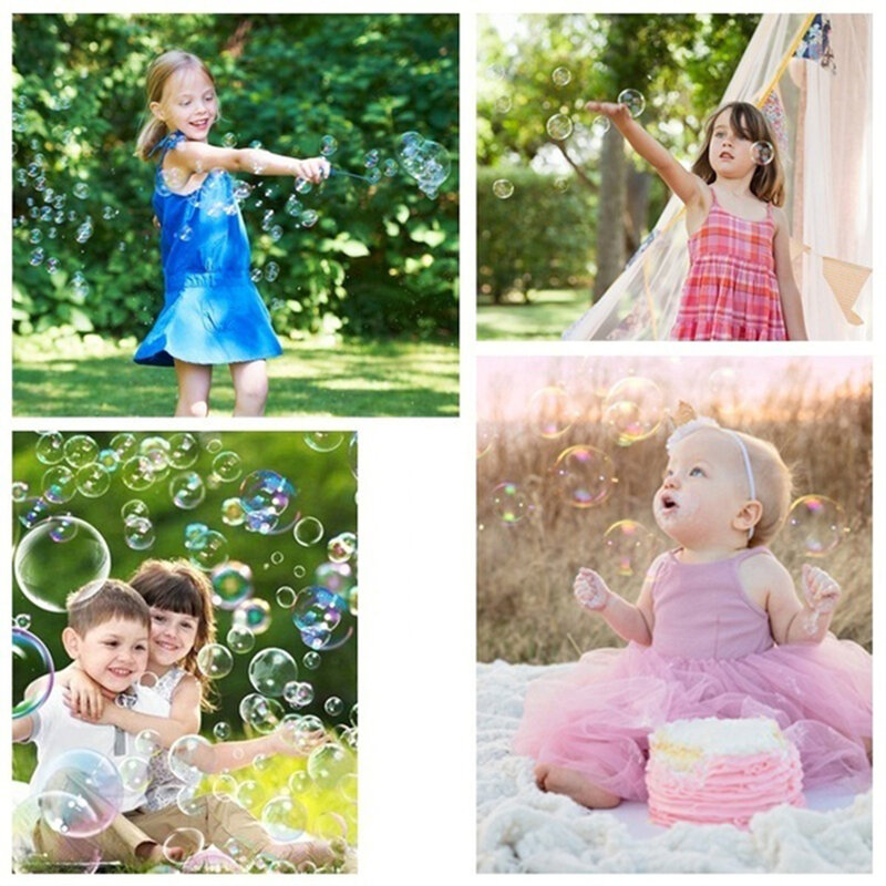Herramienta de varita fabricante de soplado de burbujas, divertido jardín al aire libre, juguete familiar para niños, juego de regalo