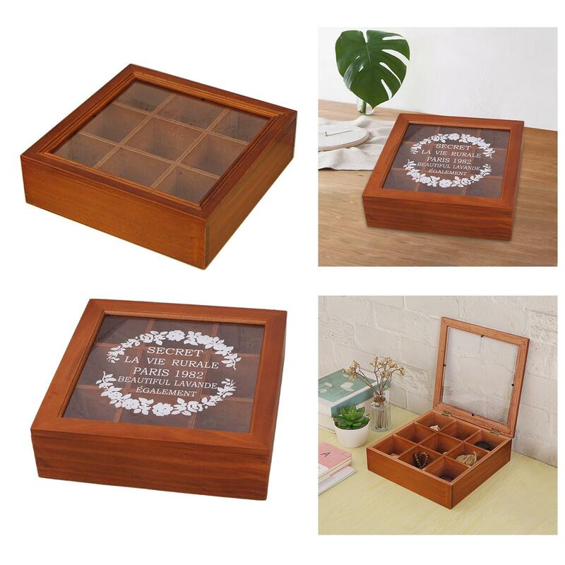 Jewelry Storage Box Bracelets Earrings Storage Display Collection Square Vintage