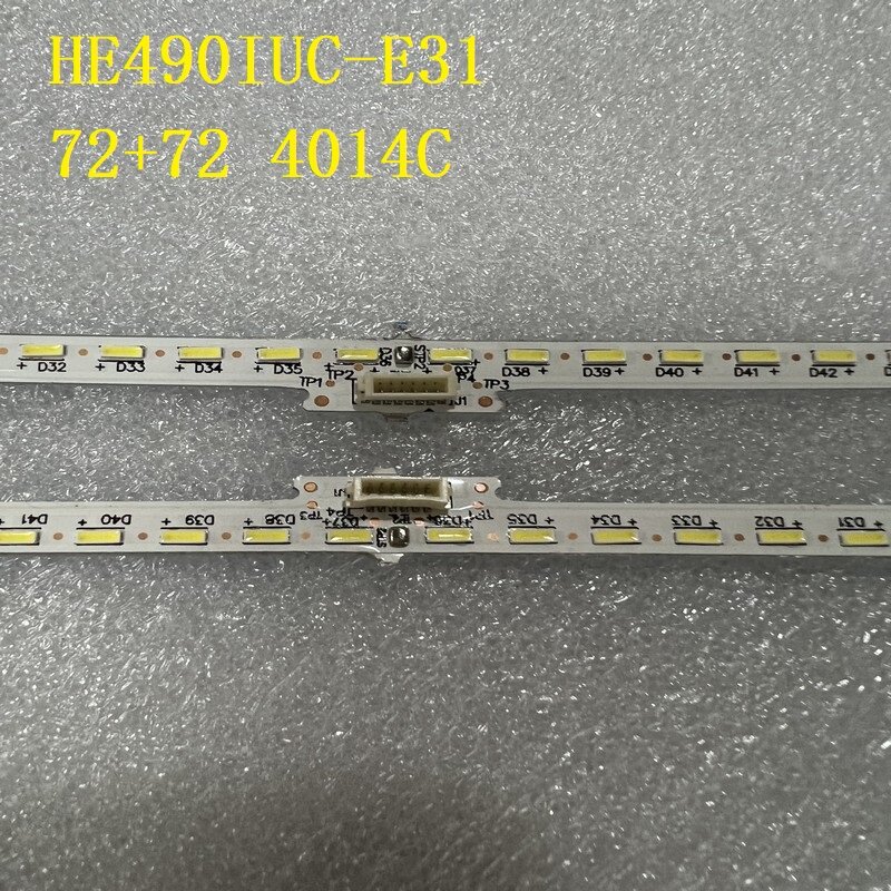 Kit LED Rétro-Éclairage pour Hisense LED49M5600UC HE490IUC-E31 72 + 72 4014C LT-1163084-A20171210N 72led 533mm