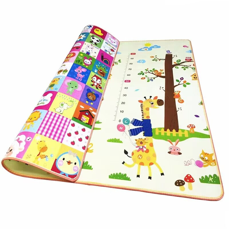 EPE 1CM Baby Activity Gym Baby Crawling Play Mats Folding Carpet Baby Game Mat for Children's Safety Mat Rug Non-toxic 200x180cm