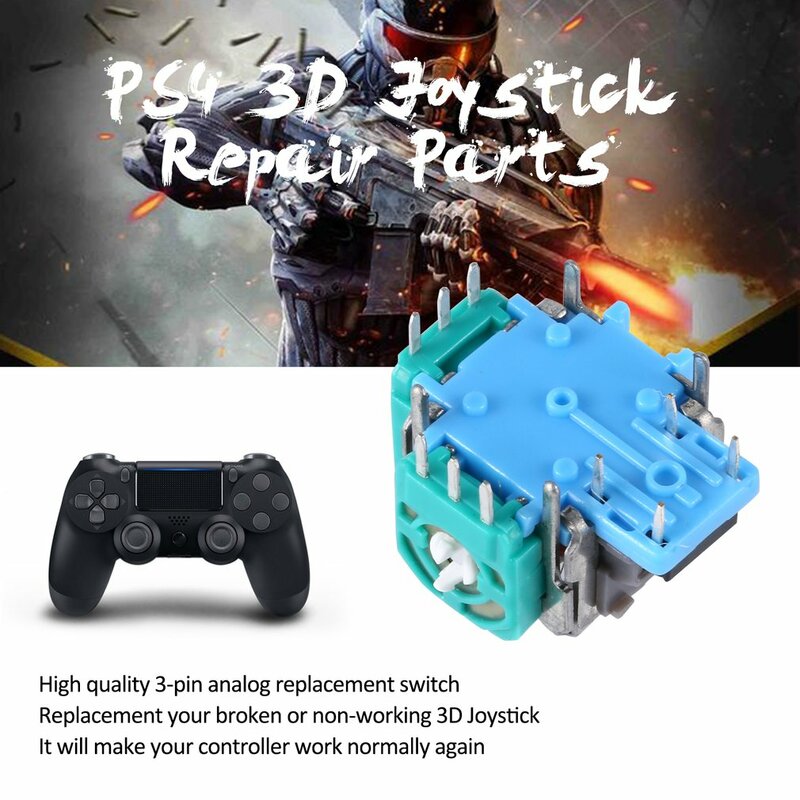 1PCS New Replacement 3D Analog Stick Sensor Module Thumb Stick For Dualshock 4 Xbox One Wireless Controller Game Accessories
