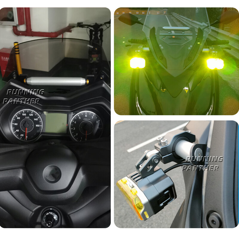 Soporte de teléfono GPS para motocicleta, cargador inalámbrico USB, montaje de navegación para Yamaha X-MAX Xmax 2021 XMAX300 X-max300, 300