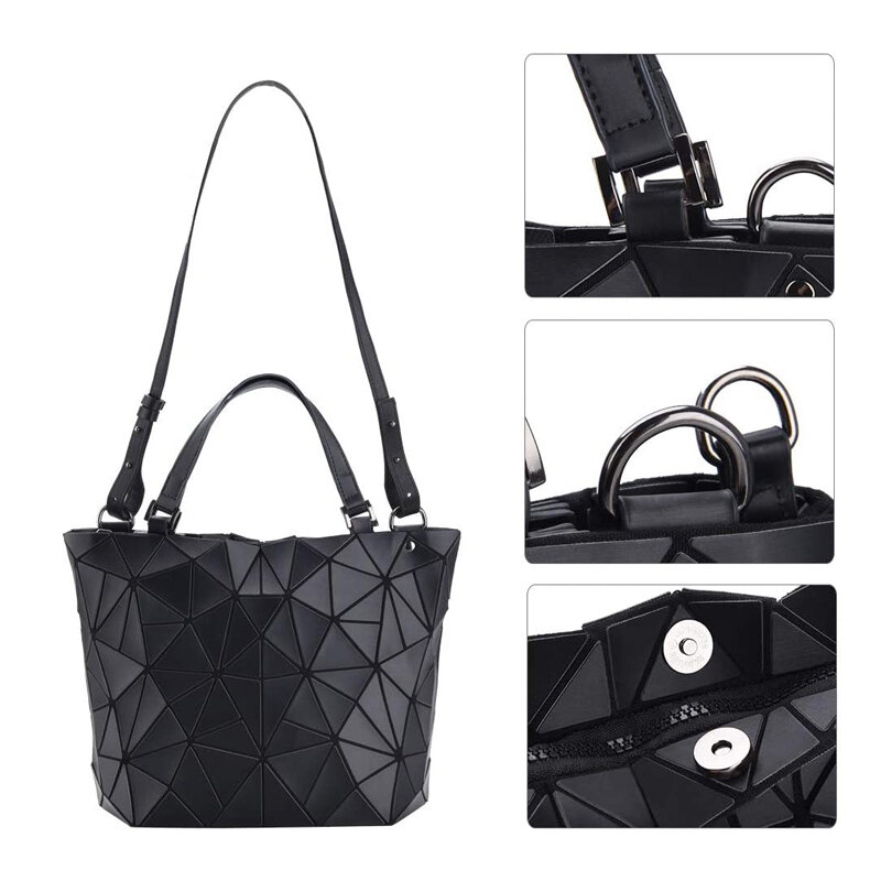 Handbags Bags For Women 2024 Designer Luxury Tote Bucket Bag Fashion Geometric Crossbody Shoulder Messenger Hand Bag Silver