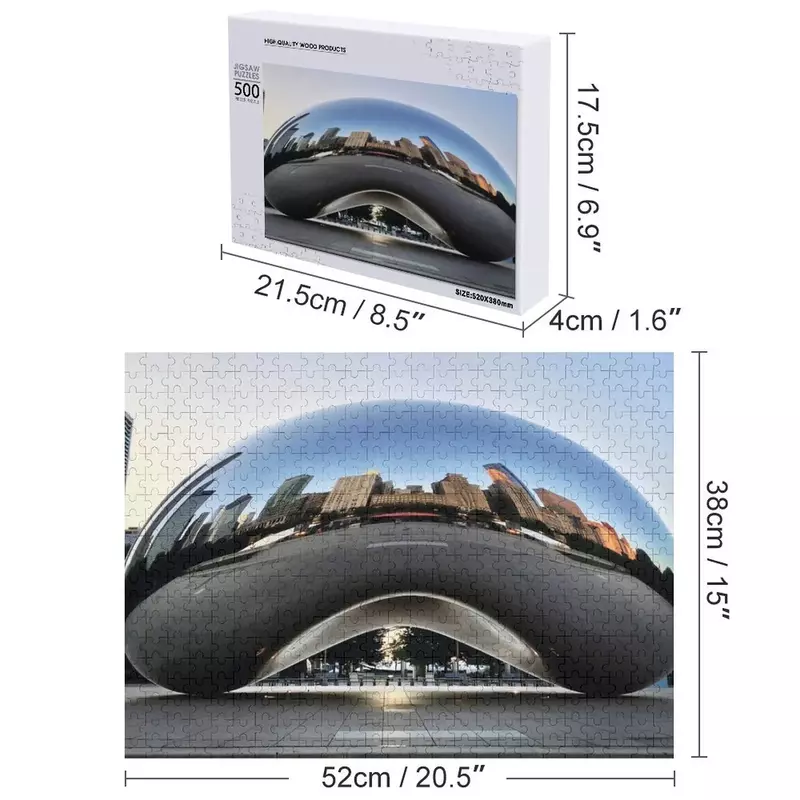 The Bean in Chicago, IL Jigsaw Puzzle for Adults, Customs Foto