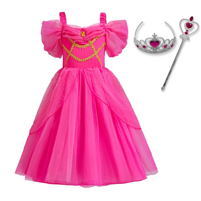 Костюм Аладдина для девочек, комплект платья принцессы с волшебной лампой, одежда для карнавала и дня рождения, костюм для косплея на Хэллоуин