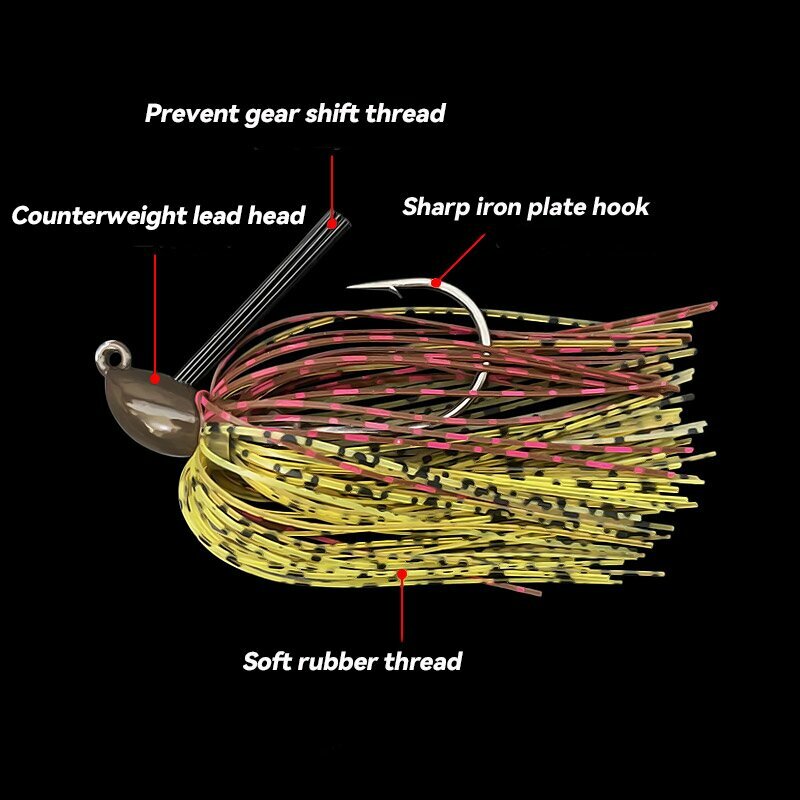 Bazooka Spinnerbait Set Fishing Lure Lead Hook 10g/12g/13.5g Metal Hook Copper Sheet Spoon Wobblers Bass Sequins Carp Winter
