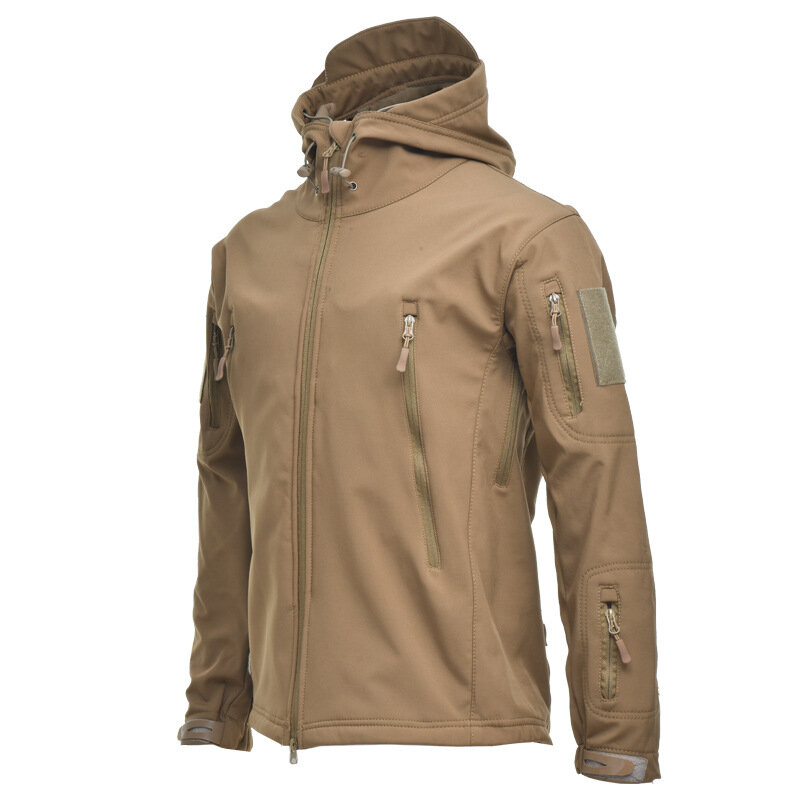 2021 Outdoor Waterproof SoftShell Jacket Hunting windbreaker ski Coat hiking rain camping fishing tactical Clothing Men&Women