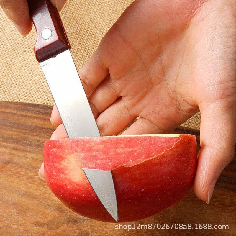 Новинка 2024, бытовая Овощечистка для фруктов, из нержавеющей стали, нож для чистки дыни и фруктов в стиле ретро, кухонная Овощечистка, тактический нож