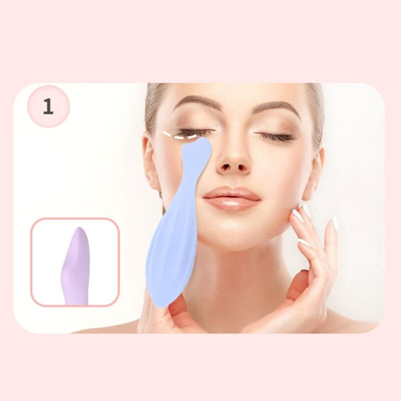 Rullo per massaggio facciale riutilizzabile in silicone per lifting del viso. Cura della pelle per ridurre l'acne 649B