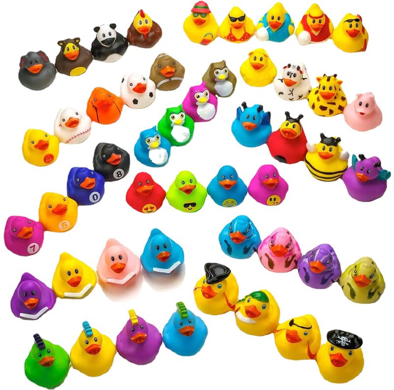 Babybadje Speelgoed Schattige Kleine Gele Eend Bad Speelgoed Badkamer Bad Zwemmen Water Speelgoed Zachte Drijvende Rubber Duck Squeeze Sound speelgoed
