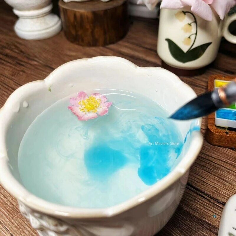 Pióro w stylu Suzuki zbiornik do mycia chiński obraz malowanie przez uczniów uchwyt na pędzel do malowania akwarelowych dostarcza materiały artystyczne