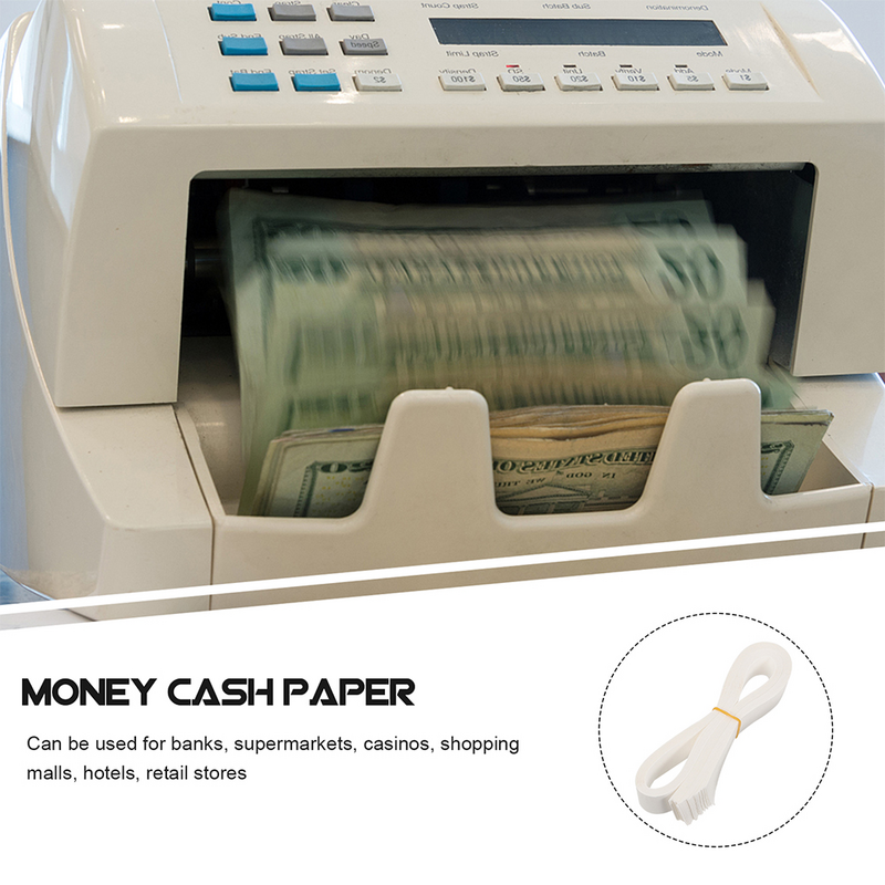 30x2cm Banknote Paper Manual Currency Bands Money Cash Paper Bands Money Wrappers for Bills Cash Wrappers Bills