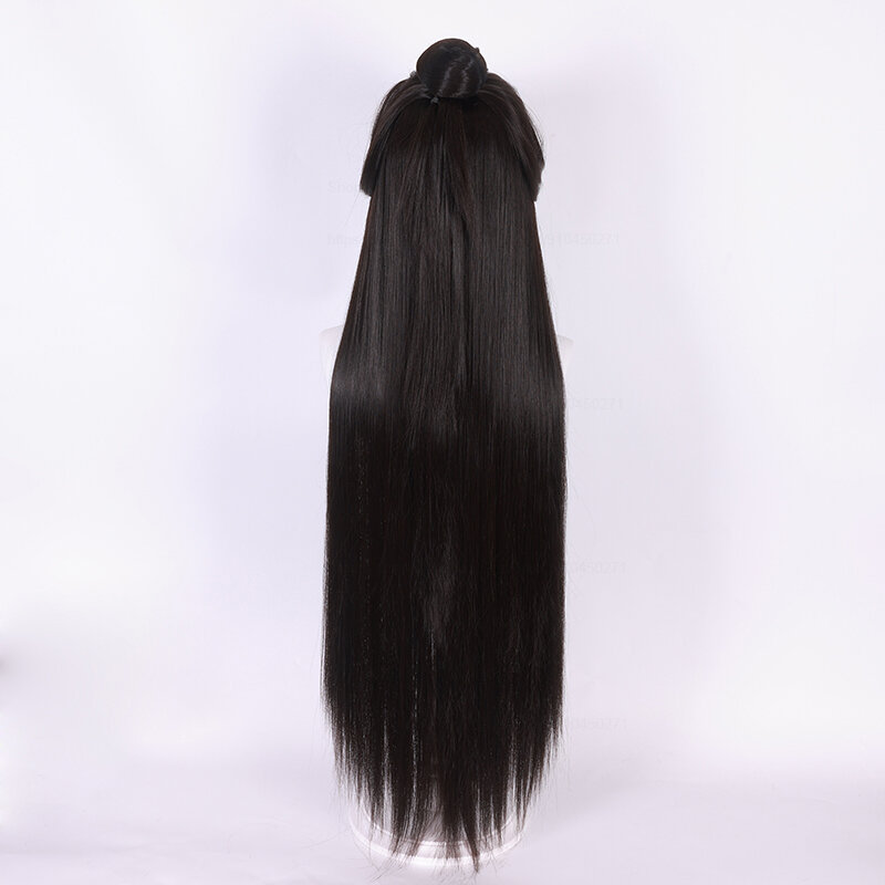 Anime Heaven Official's Blessing Cosplay Xie Lian Wig Black Hair Tian Guan Ci Fu Hanfu Wigs XieLian Cosplay Wig + Wig Cap