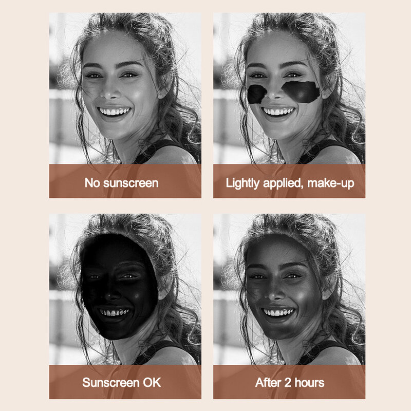 UV Sonnenschutz Test Kamera Make-up Spiegel mit LED tragbaren wiederaufladbaren Spiegel Schönheit Sonnenschutz Erkennung Make-up Entfernung Handheld