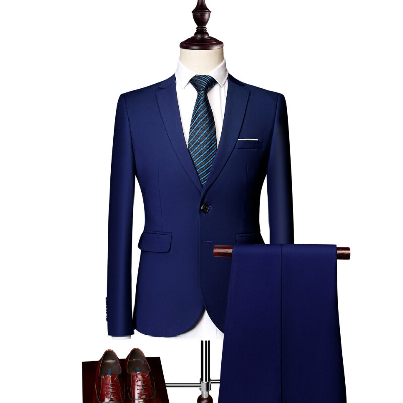 Fatos de casamento formais para negócios de luxo masculinos, conjunto elegante de blazers, casacos completos, colete, calças, jaquetas, frete grátis, 3 pcs, 2022
